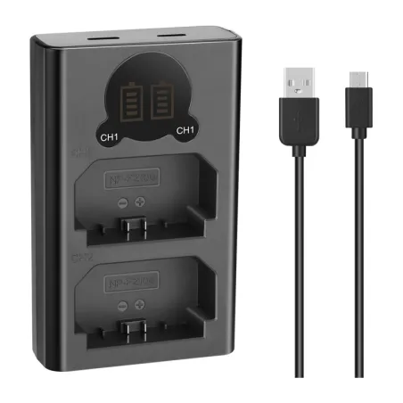 NEEWER DL-FZ100 Dual Battery Charger for NP-FZ100-S Batteries